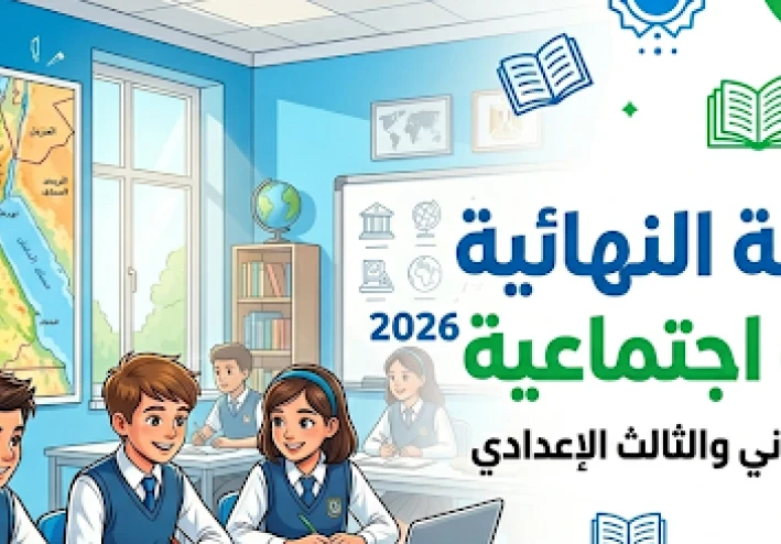 تحميل المراجعة النهائية في الدراسات الاجتماعية أولى إعدادي ترم ثاني 2026 PDF بالمجان