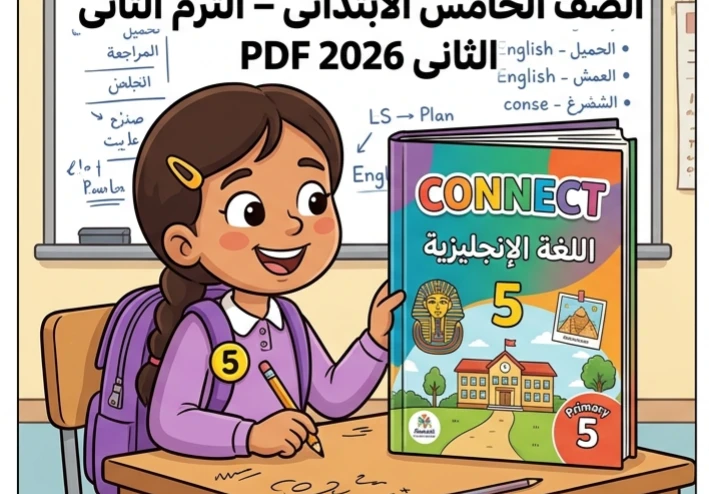 ⚠️ تحميل أقوى مراجعة نهائية إنجليزي للصف الخامس الابتدائي الترم الثاني 2026 PDF برابط مباشر مجاني