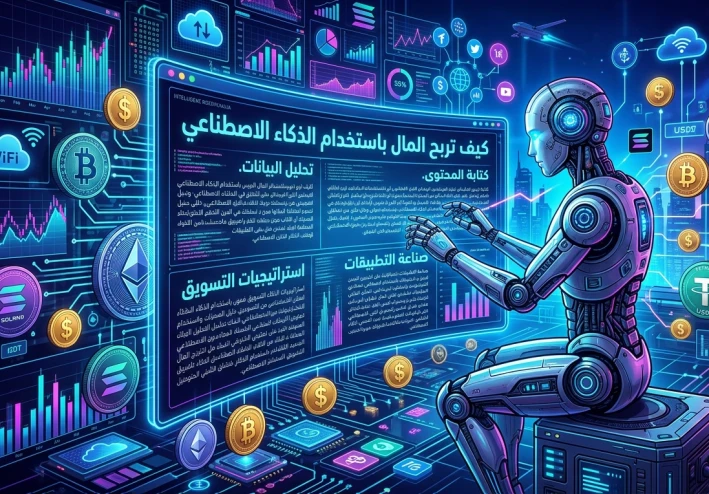 أداة ذكاء اصطناعي تكتب لك مقالات وتربح منها يوميًا