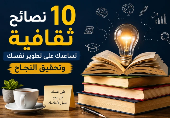 أفضل 10 نصائح ثقافية لتطوير نفسك وتحقيق النجاح في 2026