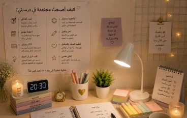 كيف أصبح مجتهدا  في الدراسة ؟