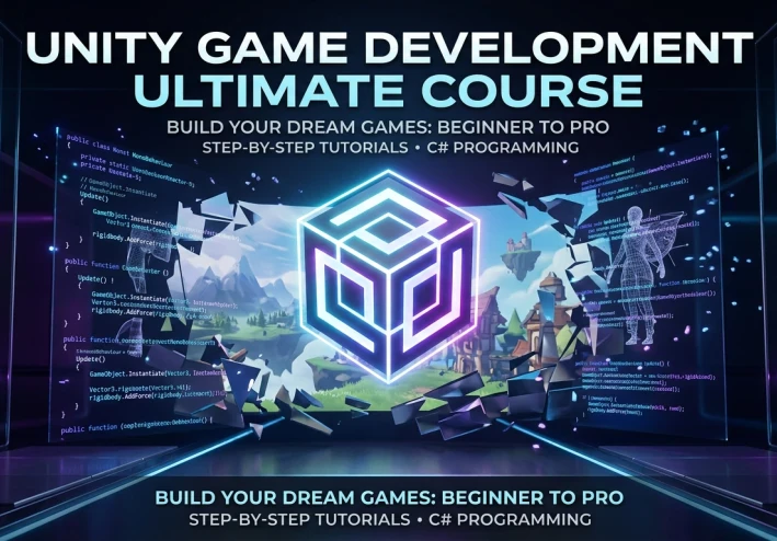 🎮 كورس احتراف Unity من الصفر 📌 الدرس 1: مقدمة الكورس ولماذا Unity هو بوابتك لعالم صناعة الألعاب