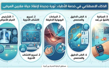 الذكاء الاصطناعي فى خدمه الأطباء: ثورة جديدة لإنقاذ حياة ملايين المرضى. 