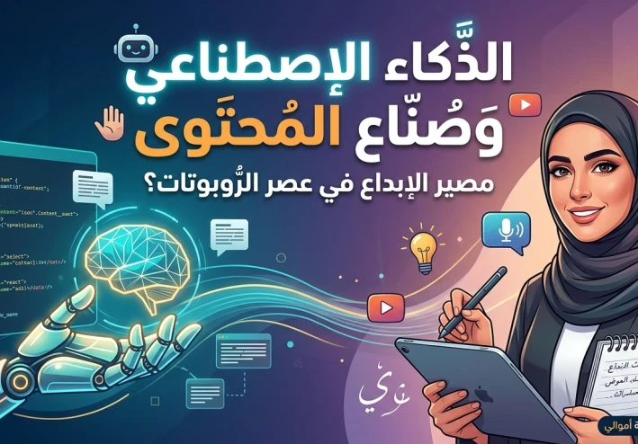 الذكاء الاصطناعي وصناع المحتوى: هل يسحب البساط أم يفتح آفاقاً جديدة؟