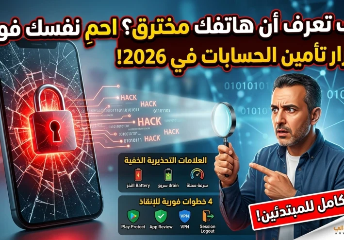 كيف تعرف أن هاتفك مخترق؟ خطوات سريعة لتأمين حساباتك الآن