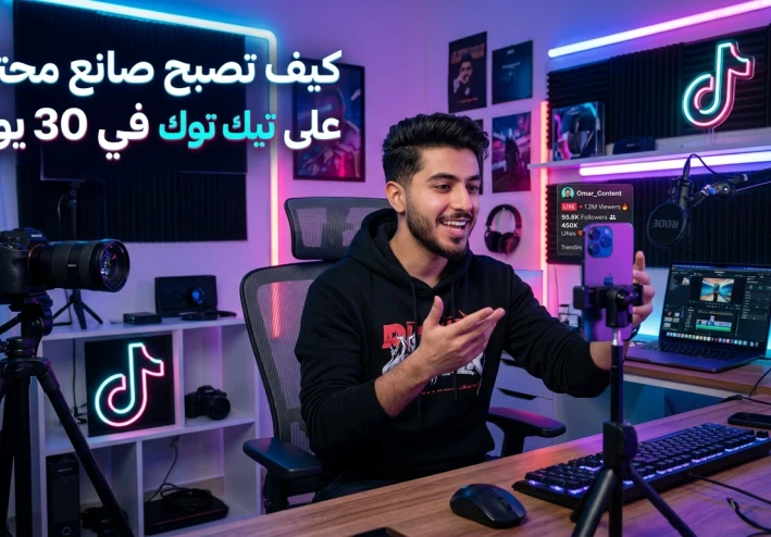 كيف تصبح صانع محتوى ناجح على تيك توك في 30 يوم فقط؟
