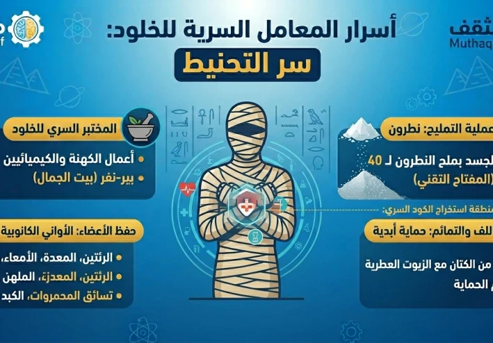 أسرار المعامل السرية للخلود – سر التحنيط