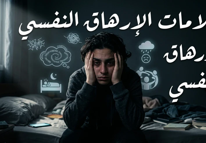 "علامات الإرهاق النفسي: عندما يصرخ عقلك بصمت وأنت تظن أنك بخير"