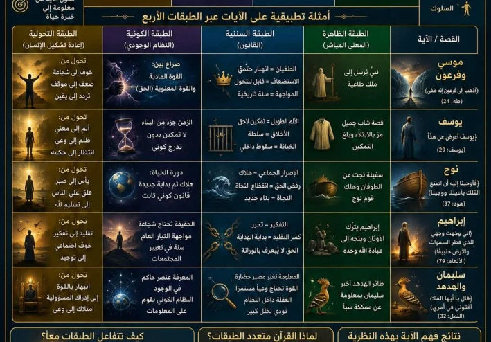 “نظرية الطبقات الإدراكية في القرآن الكريم”