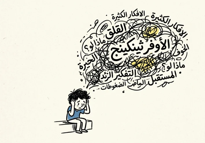 🧠 معضلة التفكير الزائد (الـ Overthinking): العقل الذي لا يهدأ أبداً!