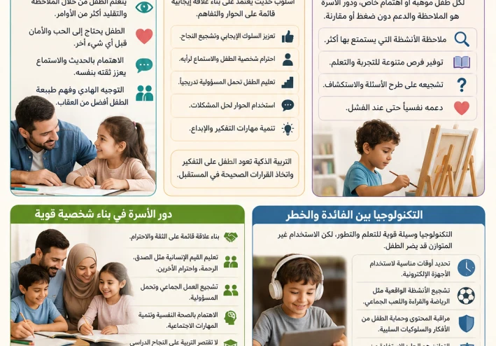 كيف تصنع طفلاً واثقاً وناجحاً؟ دليل التربية واكتشاف المواهب