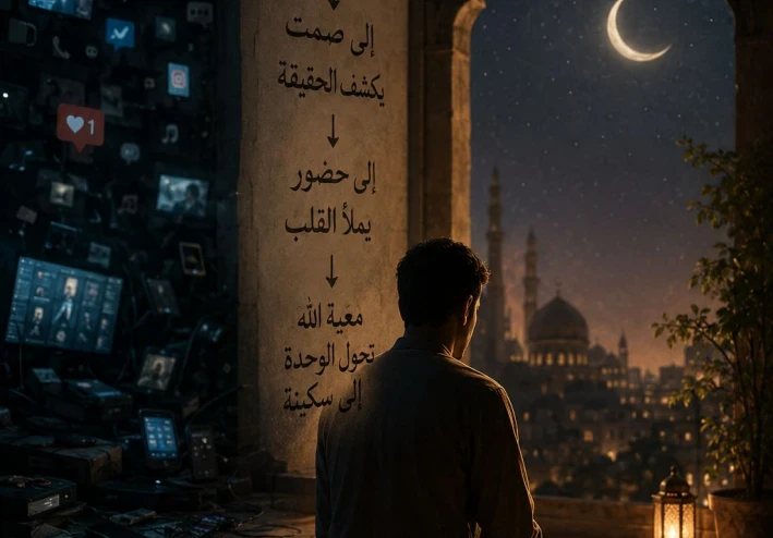 لماذا يهربُ الإنسانُ من الصمت… رغم أن اللهَ فيه أقرب.