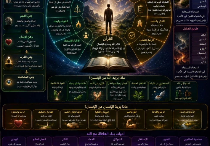 🧭 الله قبل الإنسان: العلاقة بين الله والإنسان في القرآن