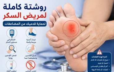 روشتة كاملة لمريض السكر.. كيف تحمي قدميك من أخطر المضاعفات؟