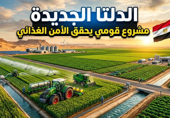 الدلتا الجديدة: مشروع قومي يحقق الأمن الغذائي ومستقبل التنمية في مصر