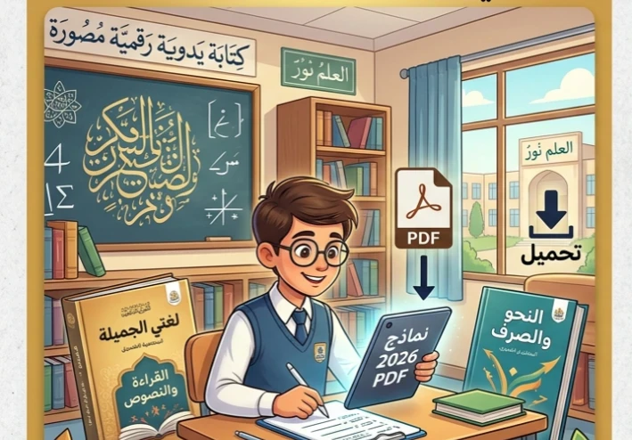 📥 تحميل أقوى نماذج استرشادية لغة عربية ثالثة إعدادي ترم ثاني 2026 PDF من التوجيه بالمجان