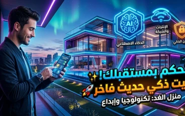 🏡✨ البيت الذكي… مستقبل الراحة والأمان بين إيديك ✨🤖