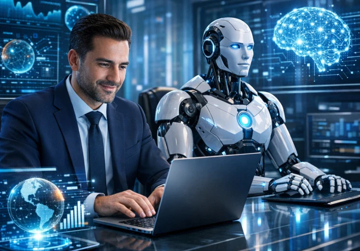 🤖 كيف تغيّر أتمتة الأعمال والذكاء الاصطناعي مستقبل الشركات في 2026؟