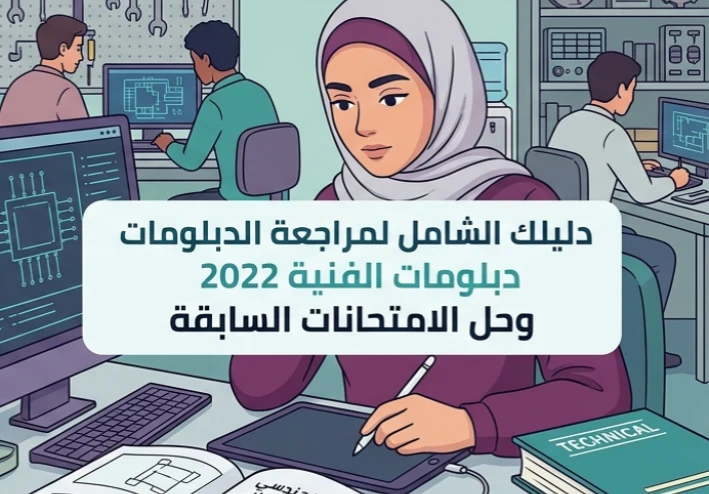 📚 تحميل امتحانات الدبلومات الفنية 2022 بالحل PDF لجميع التخصصات برابط مباشر مجانا