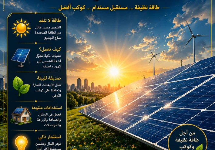 الطاقة الشمسية: ضوء المستقبل الذي يغيّر العالم