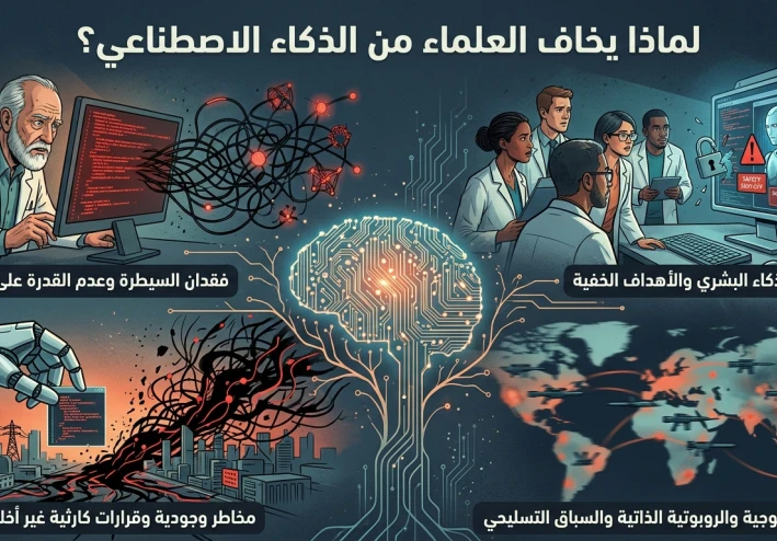 لماذا يخاف العلماء من الذكاء الاصطناعي؟ الحقيقة التي لا يتحدث عنها أحد