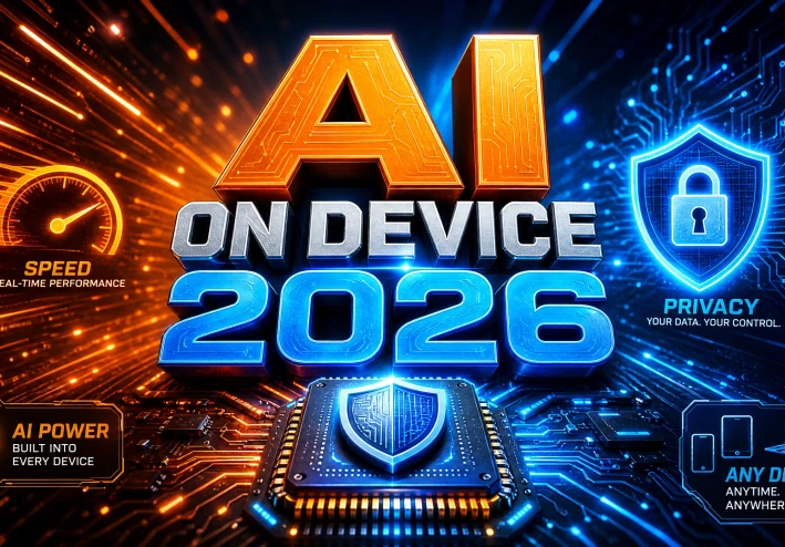 ثورة الخصوصية: لماذا سيصبح الذكاء الاصطناعي المدمج (On-device AI) هو المعيار العالمي في 2026؟