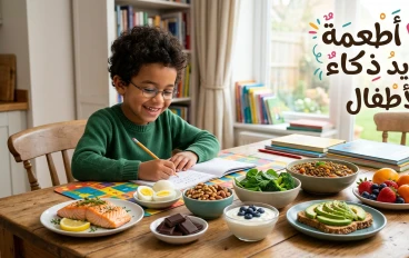 10 أكلات تزيد ذكاء الطفل وتدعم نمو الدماغ 