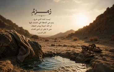 زمزم… لماذا لم يُخرجِ اللهُ الماءَ قبل أن تنفدَ الأسباب