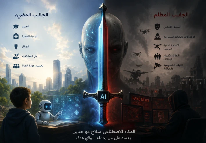 سيف ذو حدين: كيف يعيد الذكاء الاصطناعي ووسائل التواصل الاجتماعي تشكيل ملامح عالمنا؟