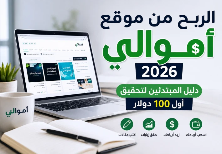 الربح من موقع أموالي 2026: دليل المبتدئين لتحقيق أول 100 دولار من كتابة المقالات