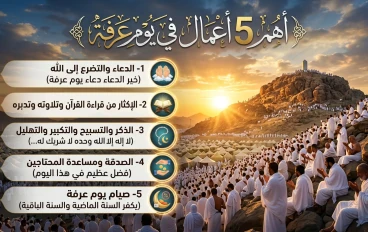 بوابتك إلى العتق والمغفرة: 5 أعمال كبرى في يوم عرفة تصنع التغيير الجذري في حياتك