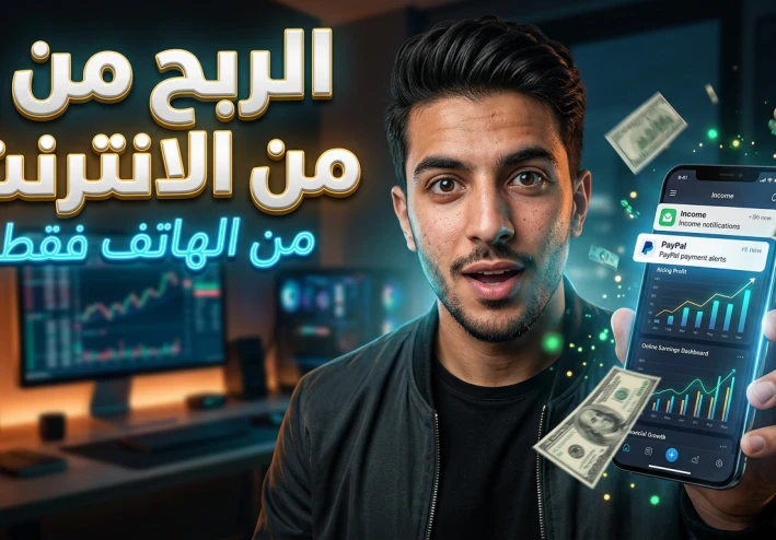 أفضل طرق الربح من الهاتف عبر الإنترنت للمبتدئين في 2026 (دليل شامل وسهل التطبيق)