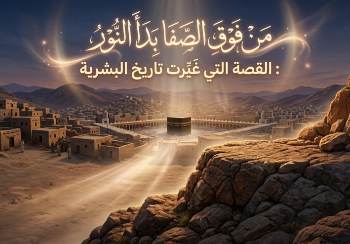 دعوة الرسول فوق جبل الصفا: بداية نور الإسلام ومواجهة قريش