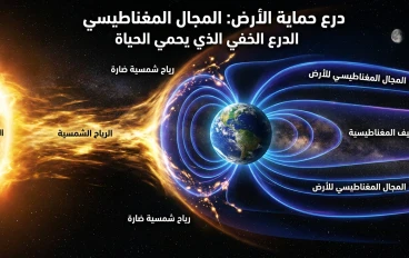 المجال المغناطيسي للأرض: الدرع الخفي الذي يحمي كوكبنا