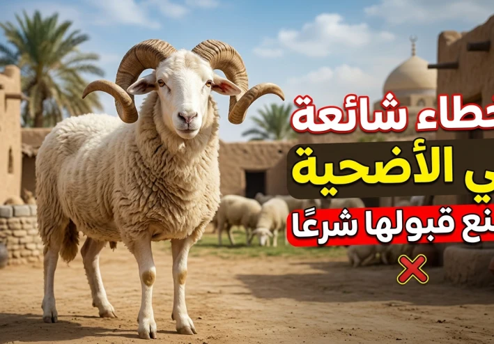 7 أخطاء شائعة قد تُفسد أضحيتك في عيد الأضحى