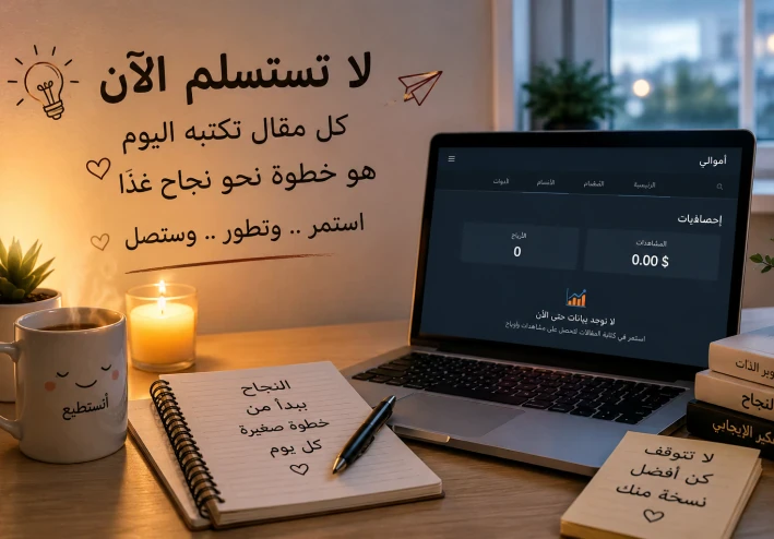 بدأت أكتب في “أموالي” ومفيش مشاهدات؟ 😢 إليك الحقيقة التي لا يخبرك بها أحد!