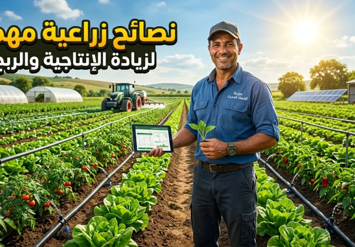 أهم النصائح الحديثة لنجاح الزراعة وتحقيق إنتاج وفير بجودة عالية