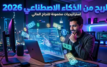 كيف تبدأ الربح من الذكاء الاصطناعي في 2026 بدون خبرة؟ دليل شامل للمبتدئين
