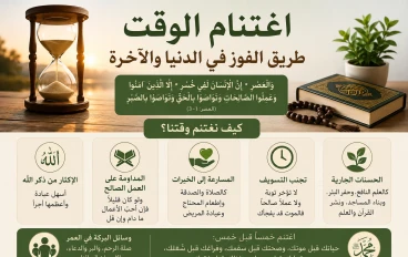 فضل اغتنام الوقت في القرآن الكريم والسنة النبوية