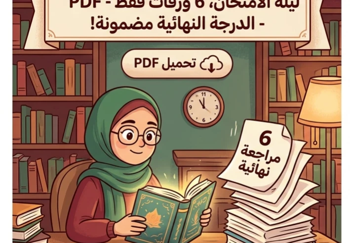 📓 تحميل مراجعة التربية الوطنية ليلة الامتحان للصف الثالث الثانوي 2026 PDF في 6 ورقات فقط | أقوى ملخص يضمن لك الدرجة النهائية