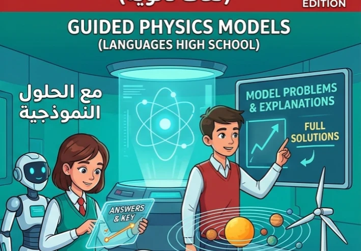 📔 تحميل النماذج الاسترشادية فيزياء لغات للصف الثالث الثانوي 2026 بالإجابات PDF | أقوى تدريب قبل الامتحان