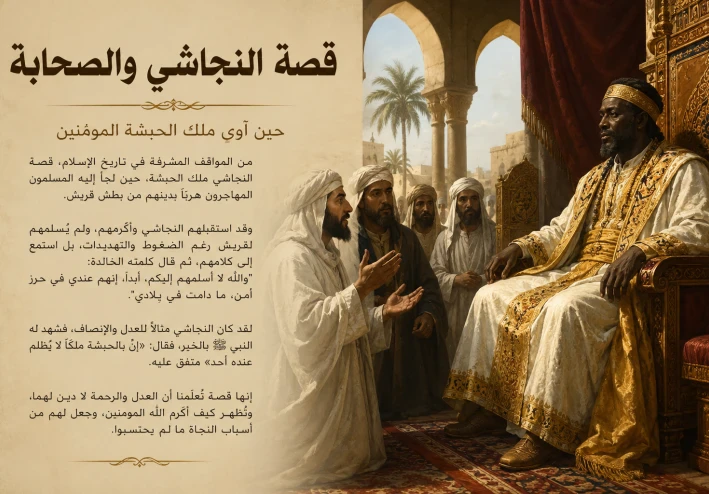 الصدق منجاة: قصة النجاشي والصحابة