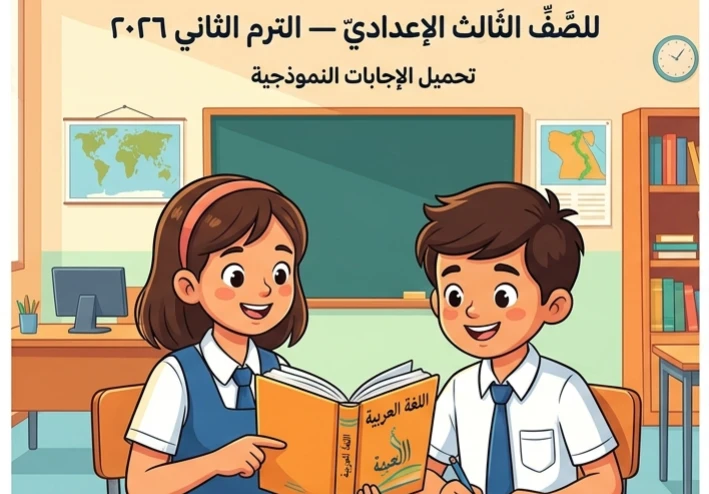 📥 تحميل إجابات كتاب الأداء والتقييمات لغة عربية الصف الثالث الإعدادي الترم الثاني 2026 PDF برابط مباشر