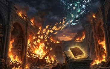 ظلال الكتب المحروقة: كم حضارة ضاعت لأن أحدهم أطفأ القنديل؟
