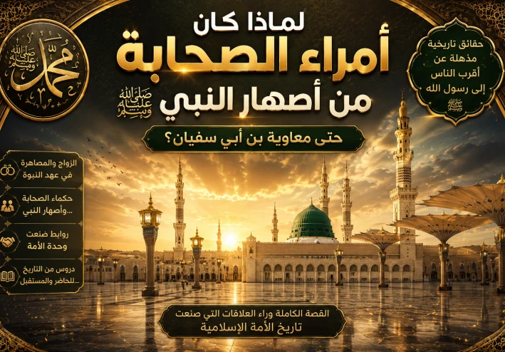 لماذا كان أمراء الصحابة من أصهار النبي ﷺ حتى معاوية بن أبي سفيان؟