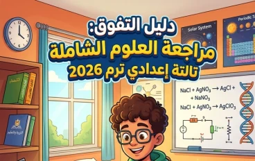 📚 أقوى مراجعة علوم للصف الثالث الإعدادي الترم الثاني 2026 PDF | ليلة الامتحان والدرجة النهائية مضمونة