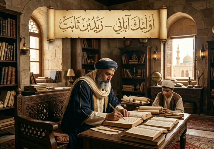 أولئك آبائي — زيد بن ثابت | العقل الذي حفظ القرآن للأمة