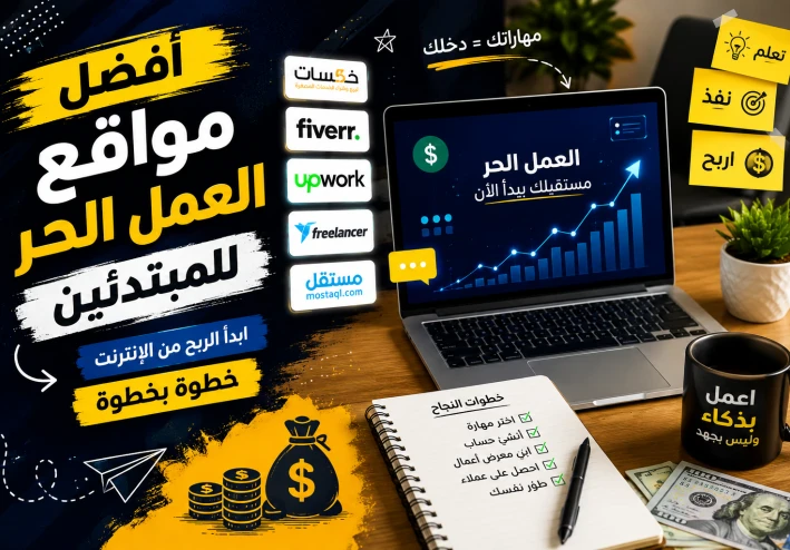 كيفيه الربح من مواقع العمل الحر للمبتدئين؟