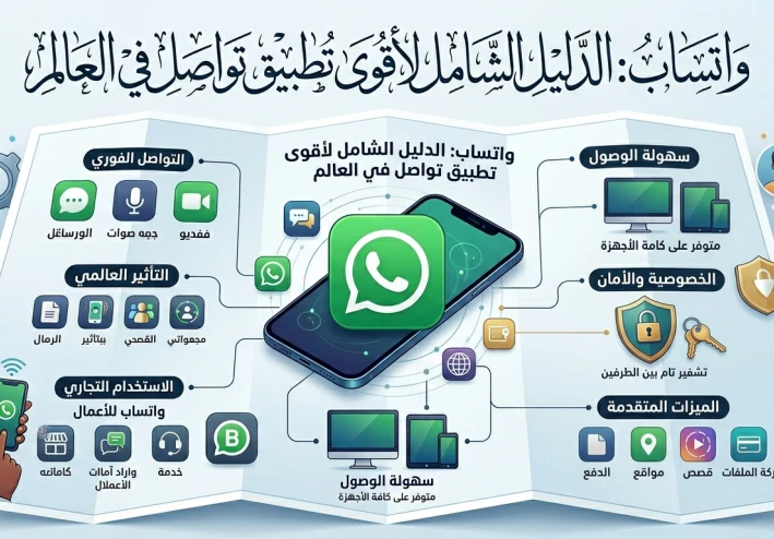 واتساب: الدليل الشامل لأقوى تطبيق تواصل في العالم