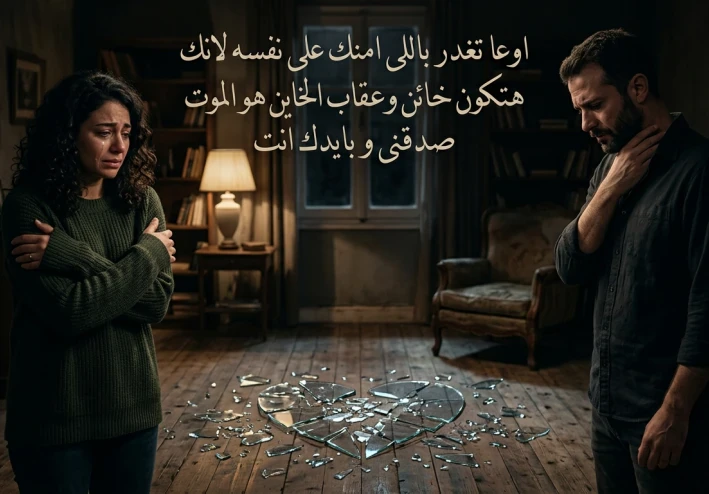 اوعا تغدر باللى امنك على نفسه لانك هتكون خائن وعقاب الخاين هو الموت صدقنى و بايدك انت